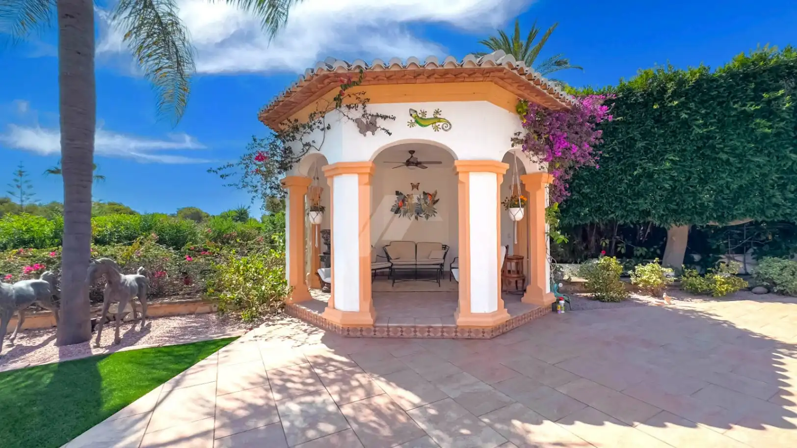 Jardín de Casa o chalet en venta en Moraira con Aire acondicionado, Calefacción y Jardín privado