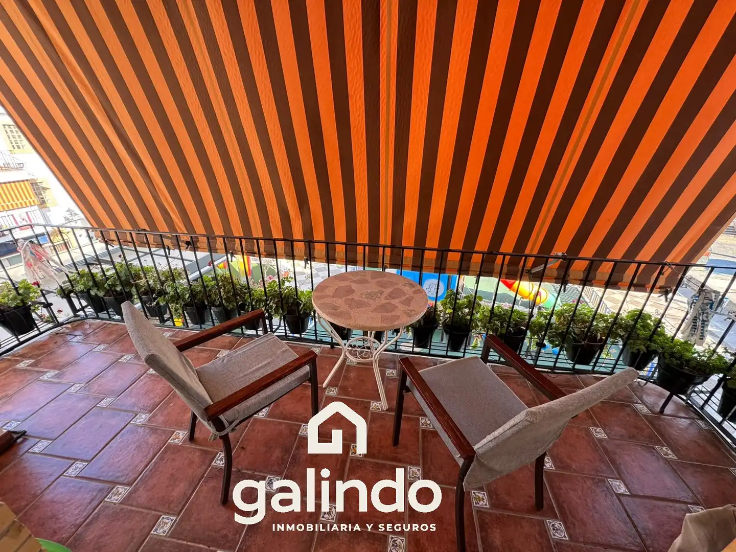 Balcony of Flat for sale in Paradas