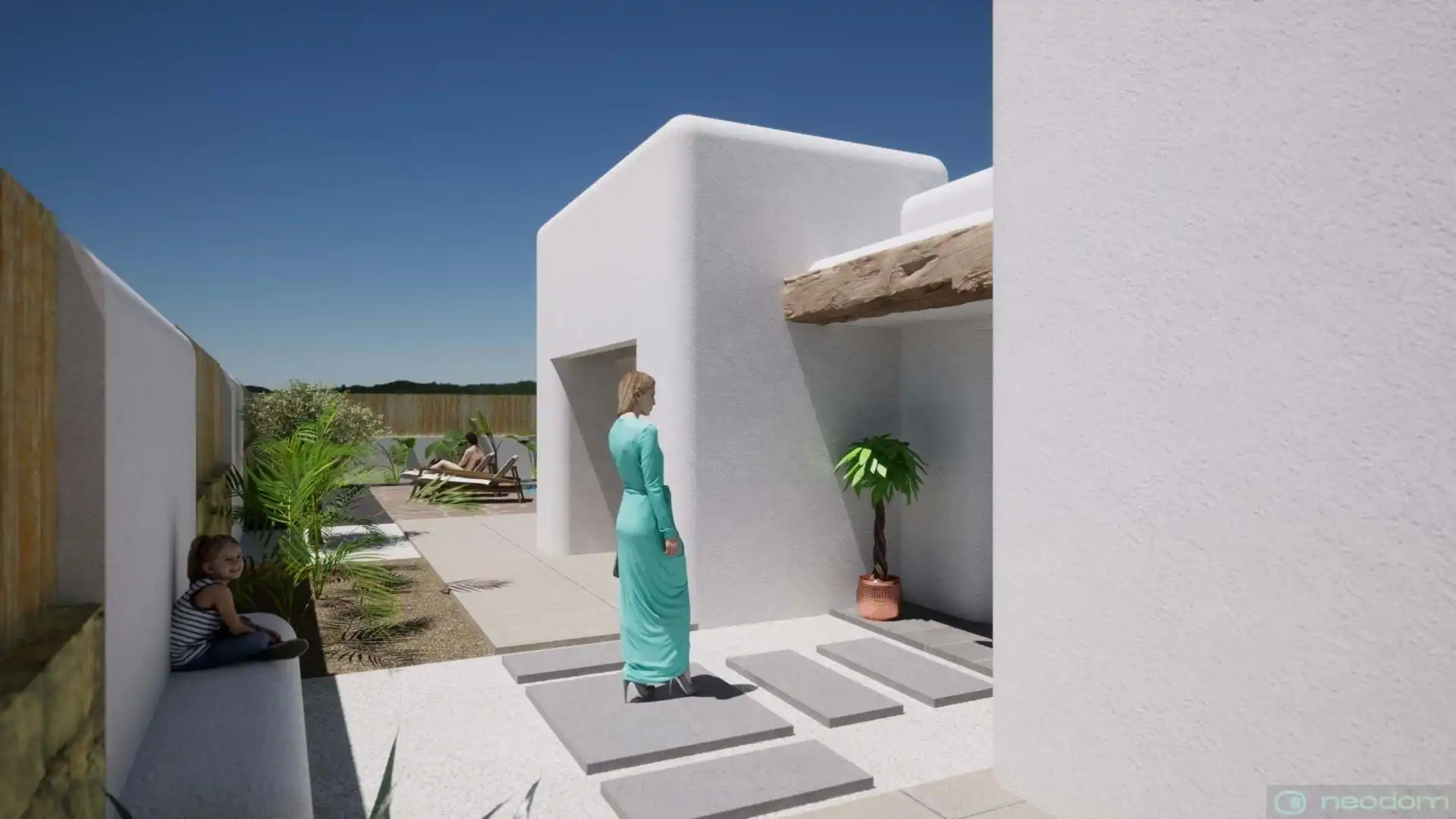 Jardín de Casa o chalet en venta en Pueblo - Urbanizaciones