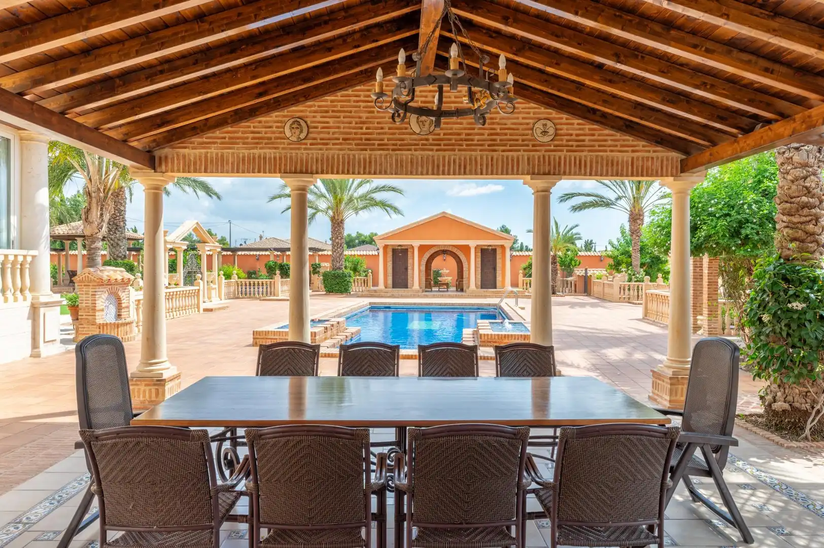 Terrassa de Casa o xalet en venda en Elche / Elx amb Aire condicionat, Calefacció i Jardí privat