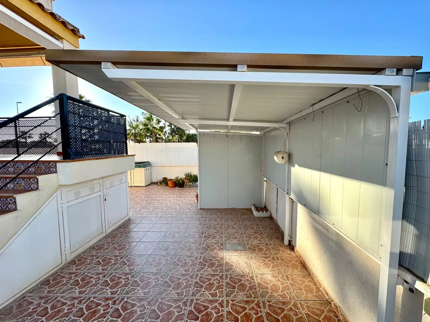 Terrasse von Haus oder Chalet zur Miete in Guardamar del Segura mit Klimaanlage, Privatgarten und Terrasse