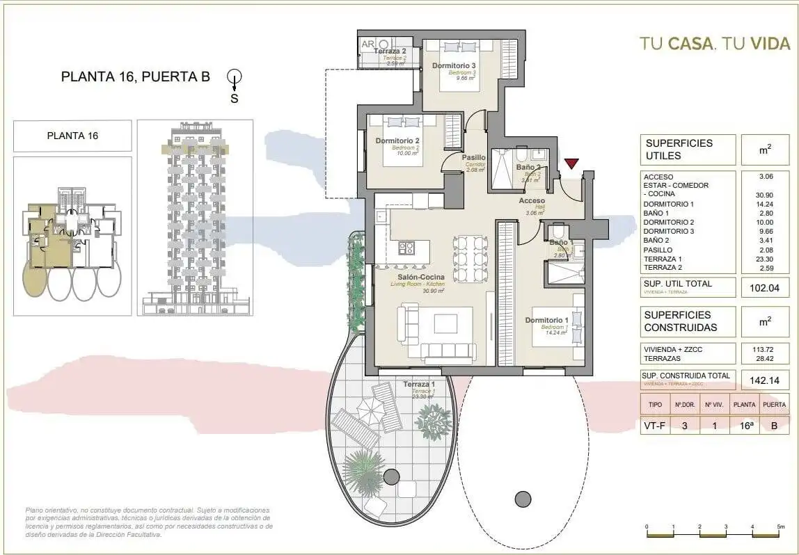 Apartamento con terraza en venta en Marisol Park - Ortembach - Los Almendros, imagen 32