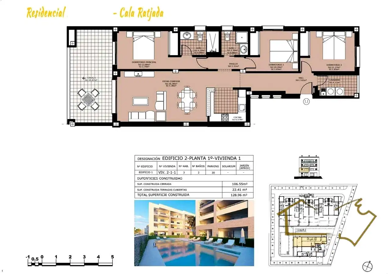 Flat for sale in Capdepera  with Air Conditioner, Private garden and Storage room