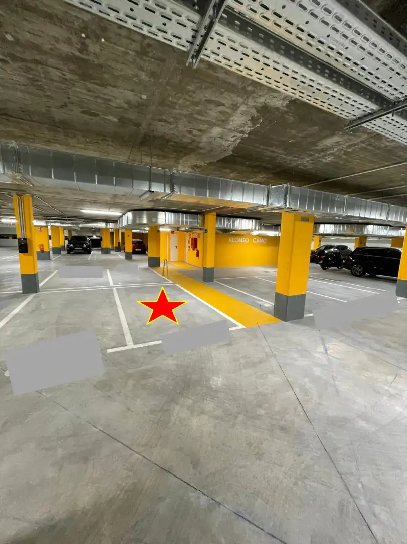 Parking de Garaje de alquiler en Madrid con Alarma