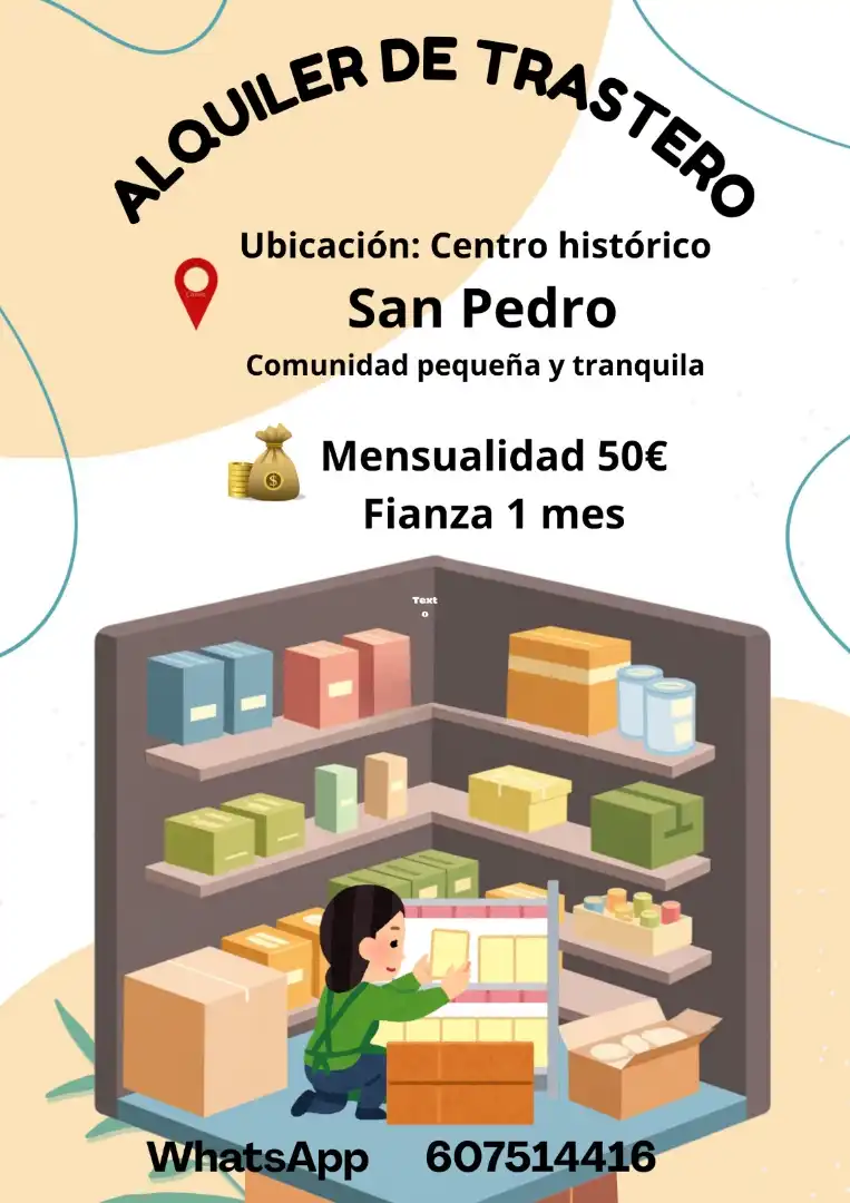 Trastero de alquiler en Córdoba