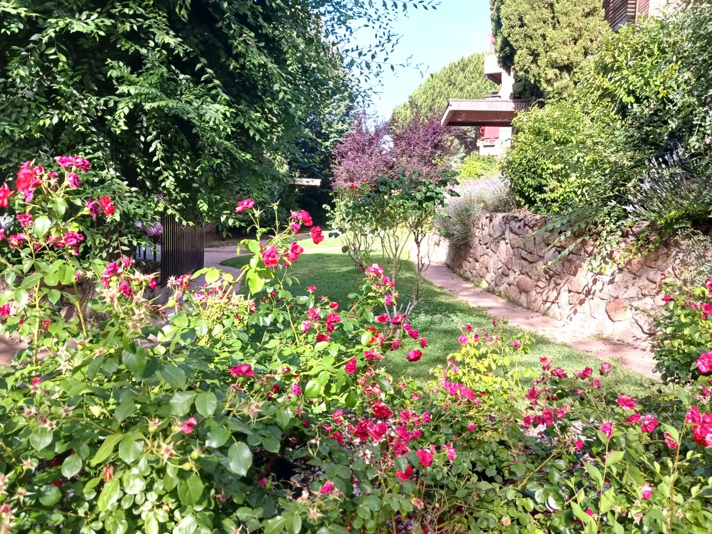 Garden of Attic for sale in Alpedrete  with Parquet flooring, Terrace and Community pool