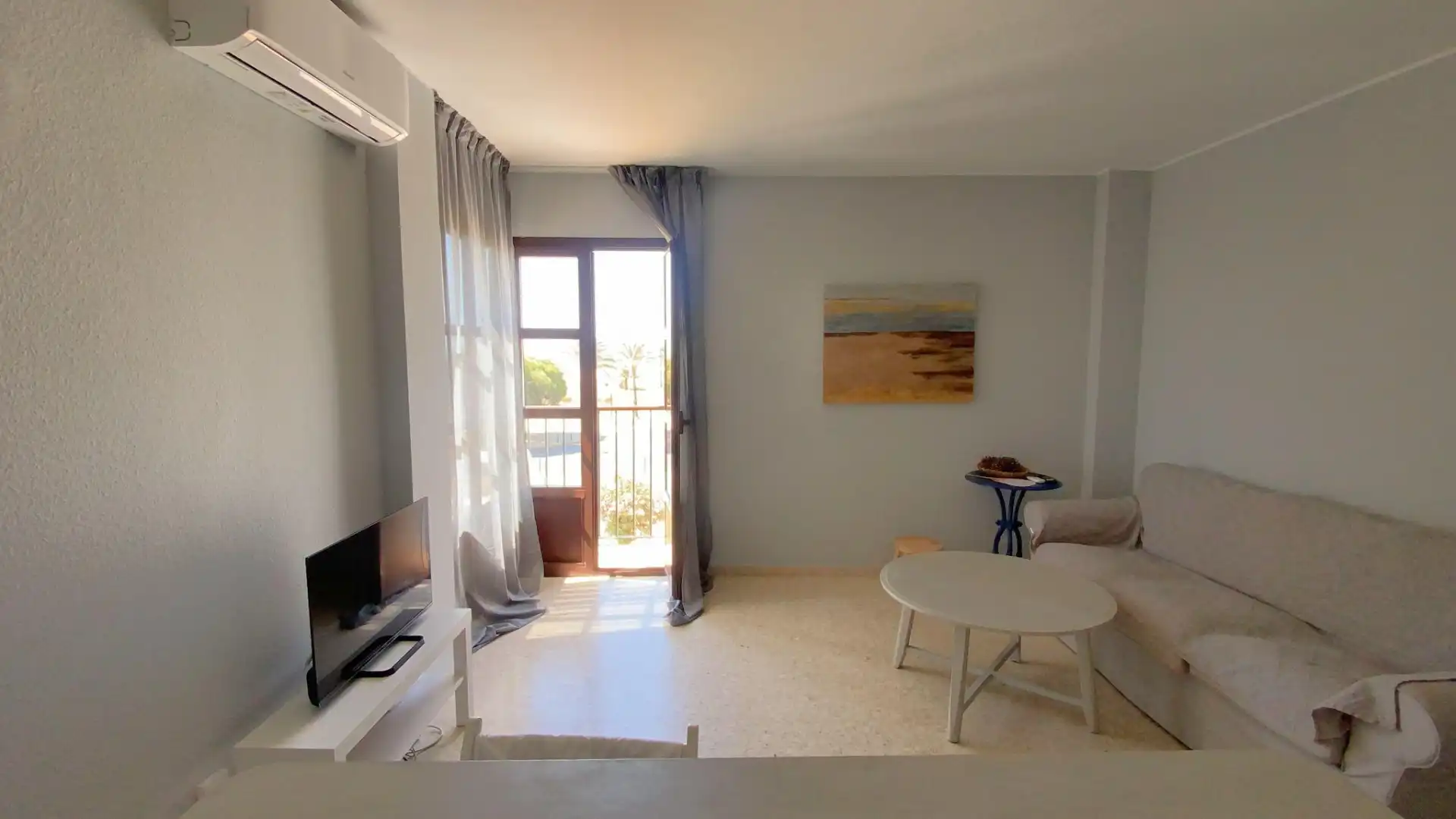 Schlafzimmer von Wohnung zur Miete in Sanlúcar de Barrameda mit Klimaanlage, Heizung und Möbliert