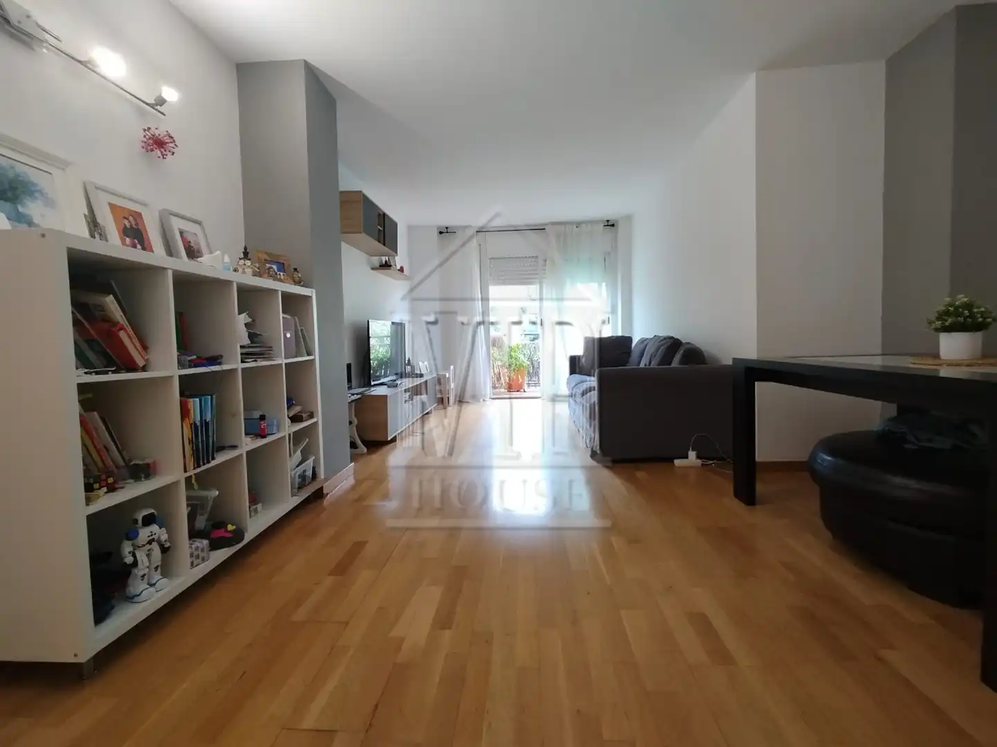 Sala de estar de Piso en venta en Badalona con Aire acondicionado, Calefacción y Parquet