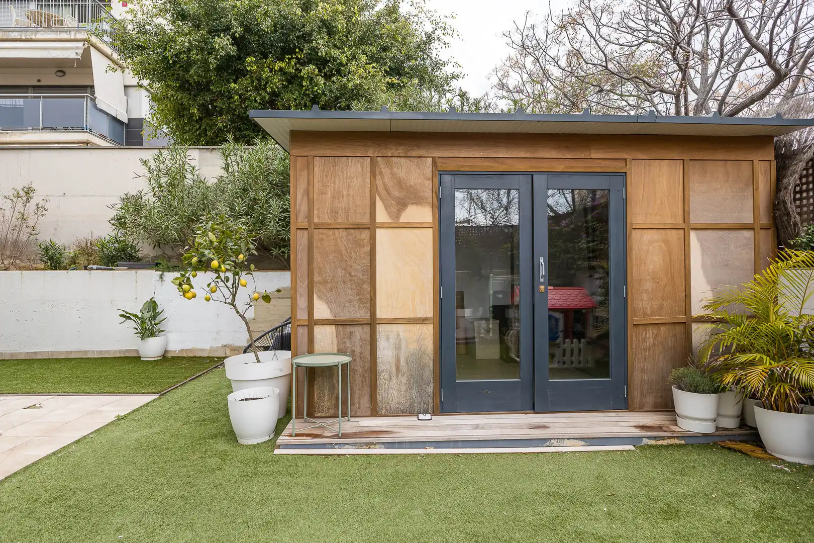 Garten von Wohnungen zum Verkauf in Sitges mit Klimaanlage, Heizung und Privatgarten