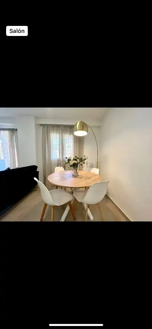 Dining room of Flat for rent in Málaga  with Air Conditioner, Terrace and Furnished