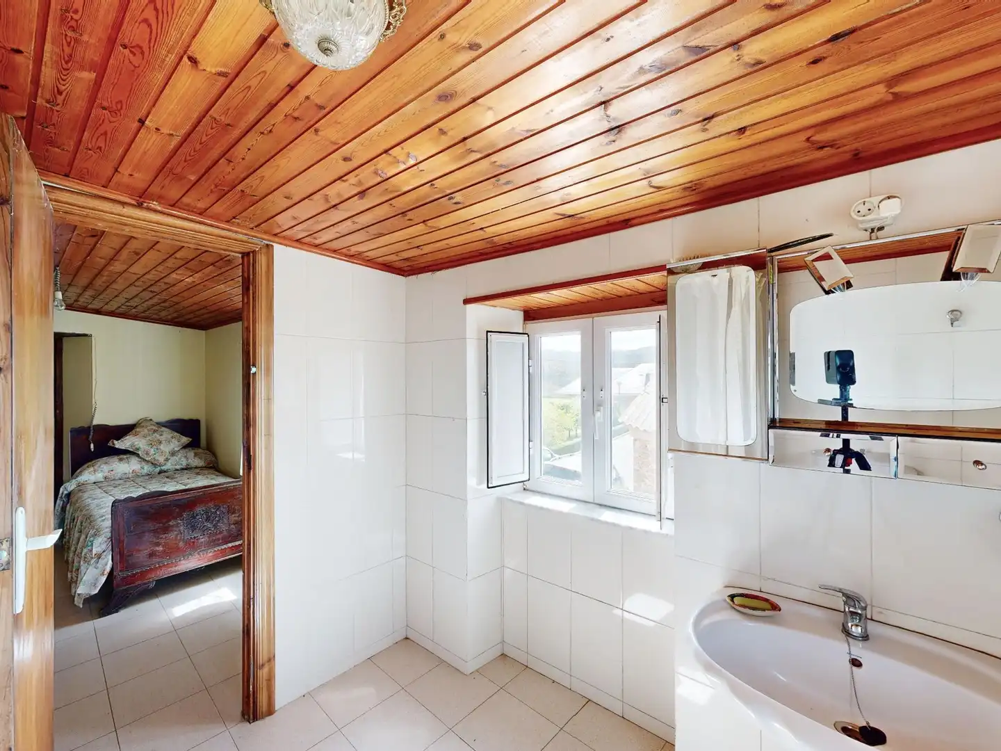 Bathroom of Houses for sale in Trabada  with Storage room