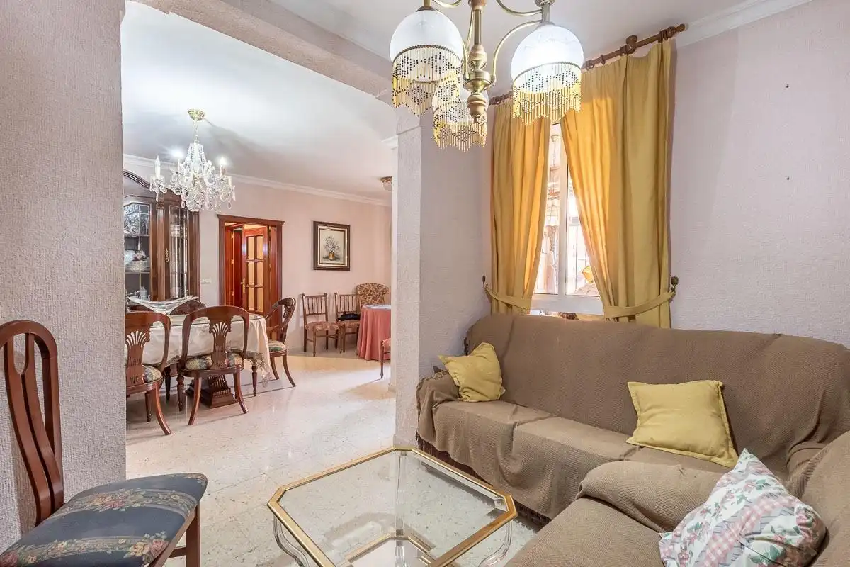 Sala d'estar de Pis en venda en Granada amb Calefacció i Balcó