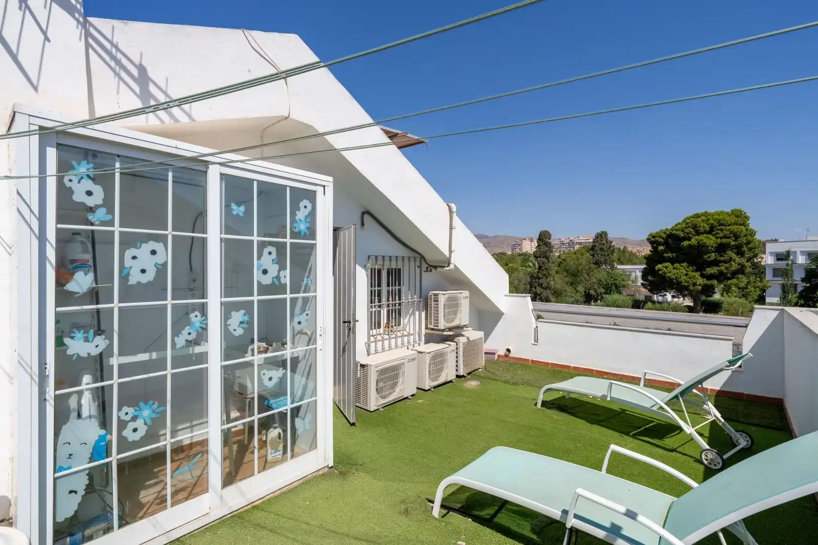 Terraza de Casa adosada en venta en Almería con Aire acondicionado, Terraza y Trastero
