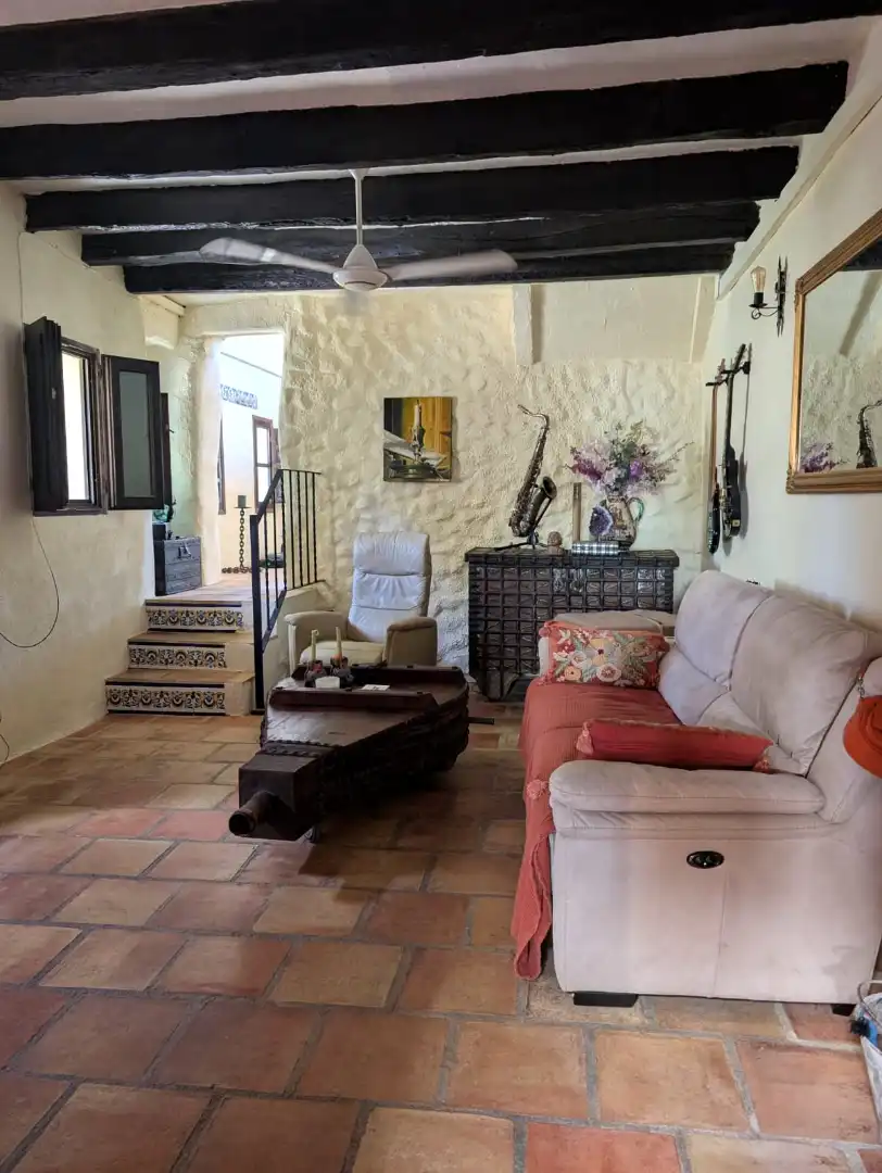 Wohnzimmer von Country house zum Verkauf in El Perelló mit Heizung und Balkon