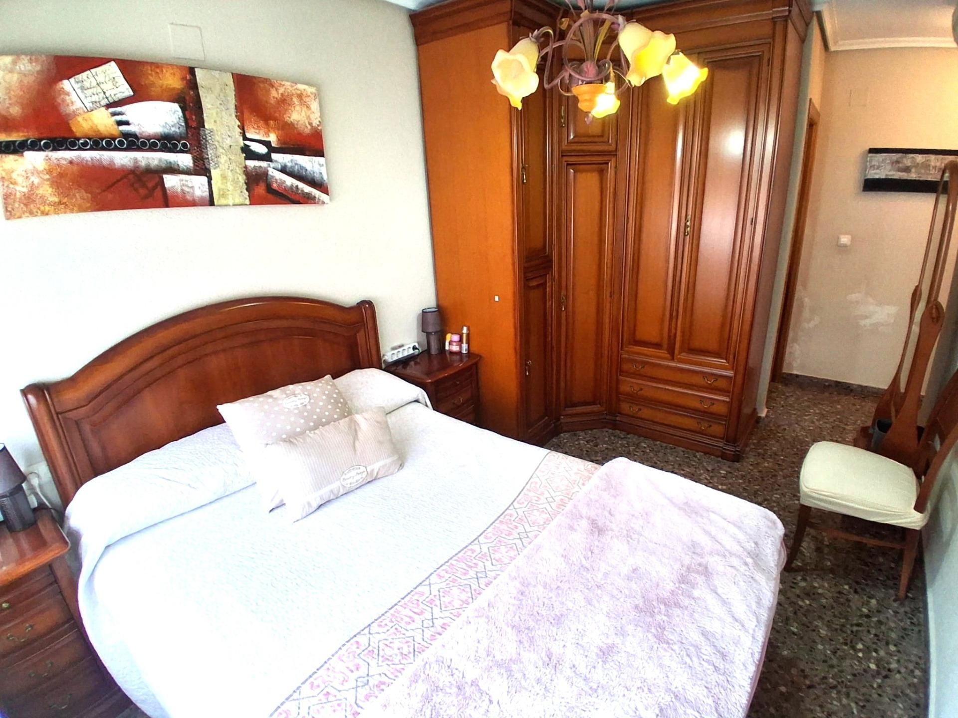 Bedroom of Flat for sale in  Albacete Capital  with Air Conditioner, Heating and Terrace