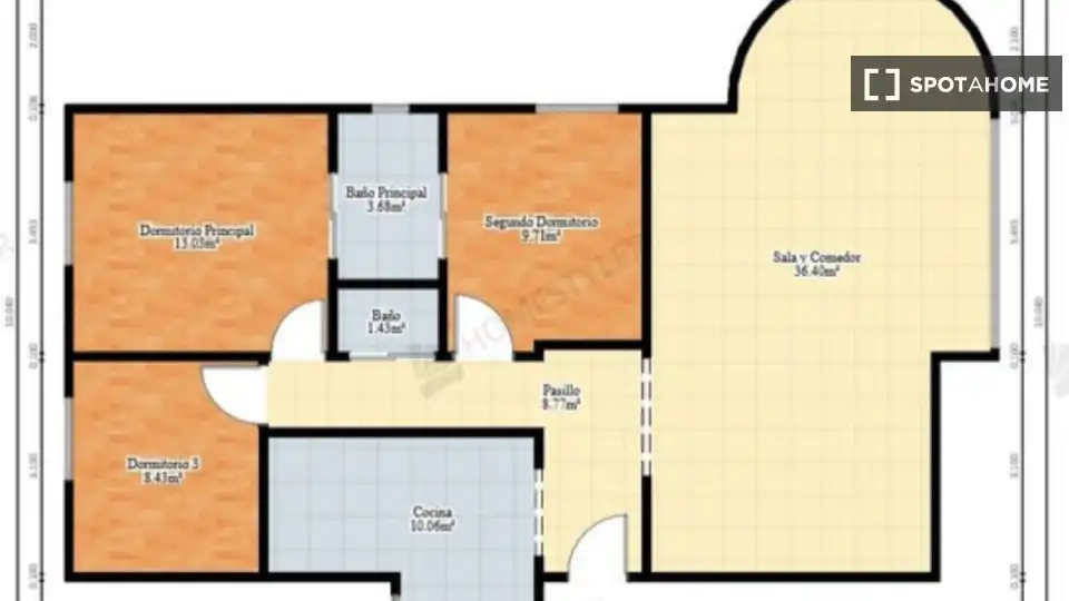 Apartments for share in Elche / Elx  with Air Conditioner, Terrace and Furnished