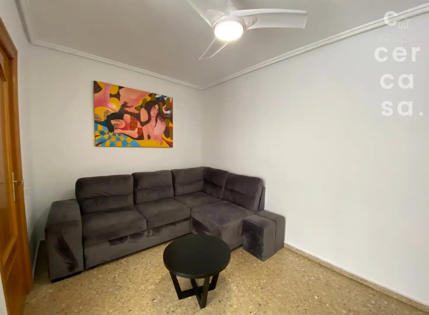 Sala d'estar de Pis en venda en Valencia amb Moblat i Balcó