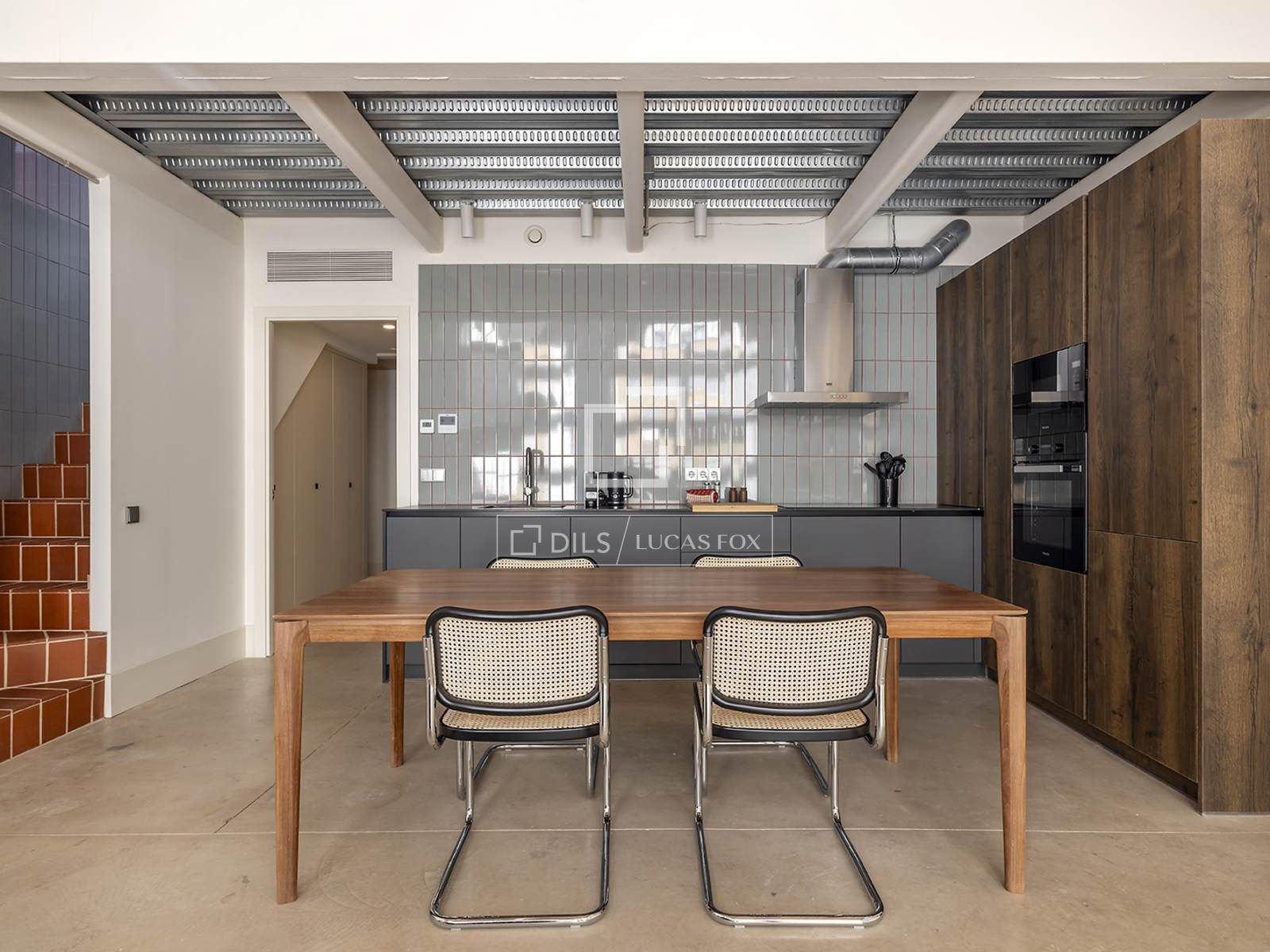 Kitchen of Lofts for rent in  Barcelona Capital  with Air Conditioner, Heating and Parquet flooring