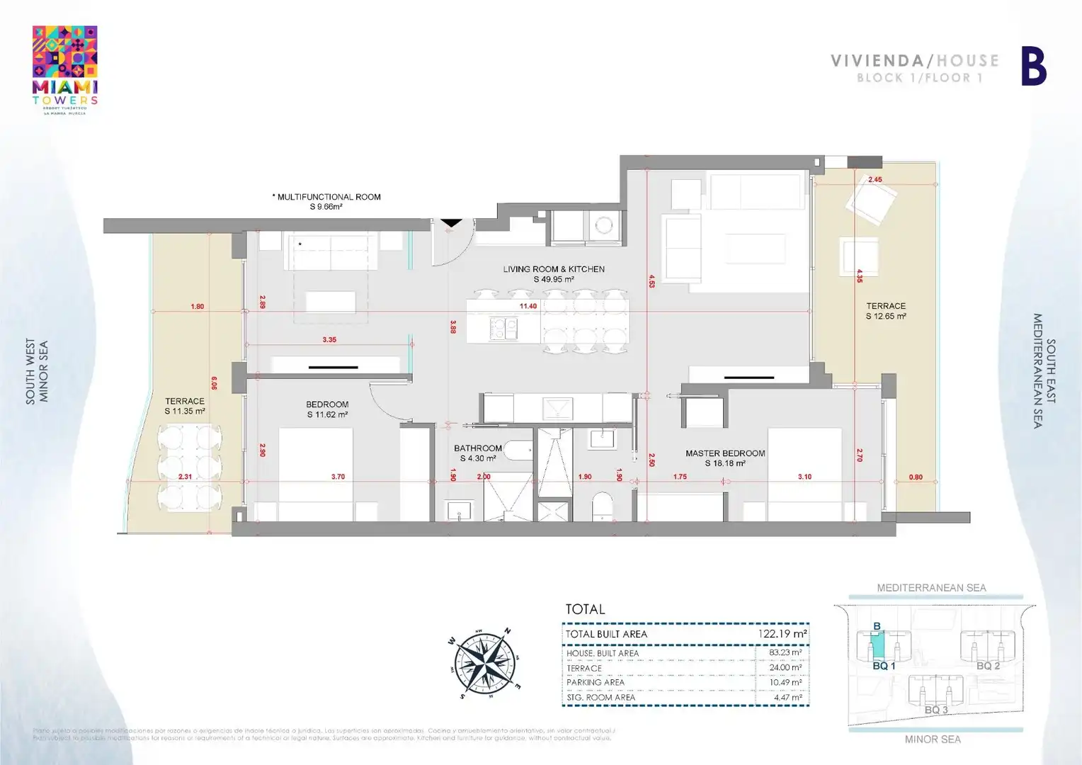 Apartament en venda en La Manga del Mar Menor