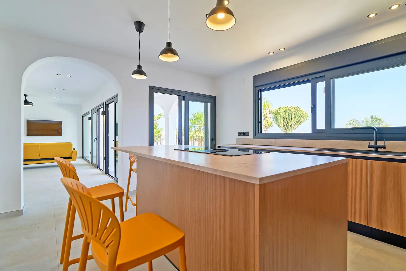 Küche von Haus oder Chalet zum Verkauf in Mijas mit Heizung, Privatgarten und Terrasse