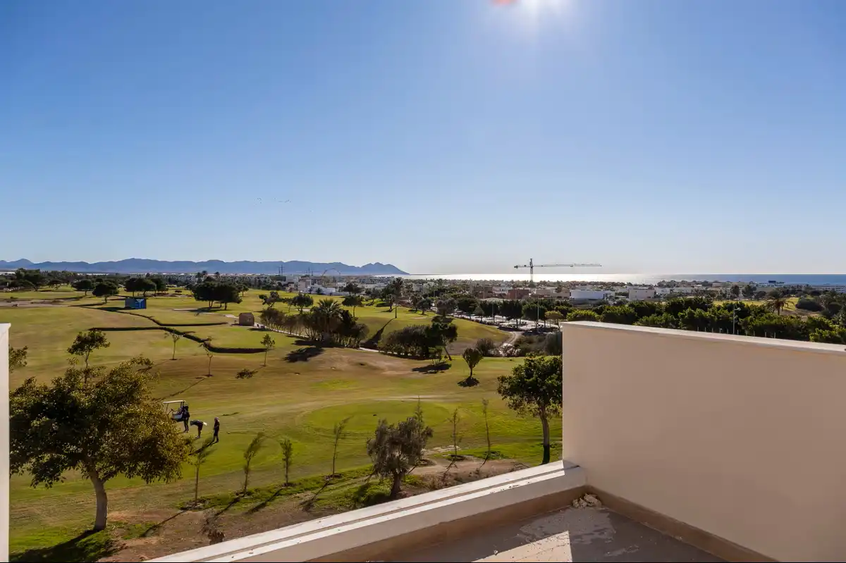 Exterior view of Attic for sale in  Almería Capital  with Parquet flooring, Terrace and Oven