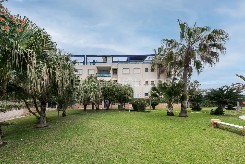 Vista exterior de Apartamento en venta en Xeraco con Aire acondicionado, Calefacción y Jardín privado