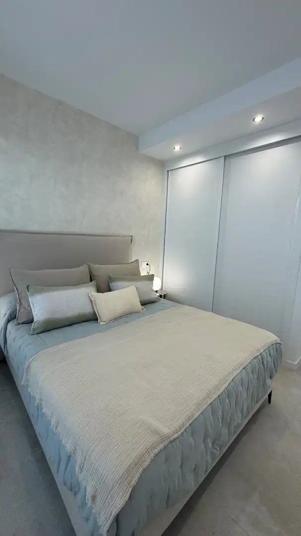 Schlafzimmer von Maisonette zum Verkauf in La Nucia mit Klimaanlage, Privatgarten und Terrasse