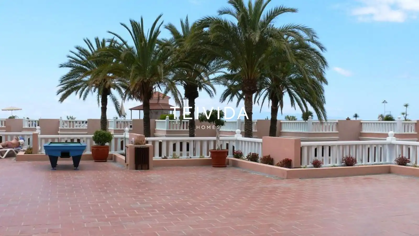 Terrasse von Wohnung zur Miete in Adeje mit Terrasse, Schwimmbad und Möbliert