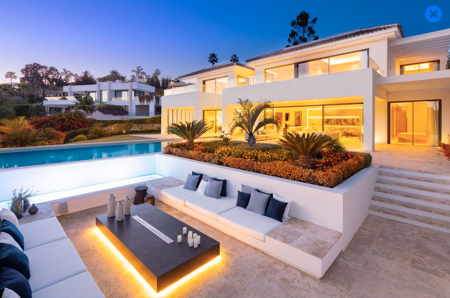 Terrassa de Casa o xalet de lloguer en Marbella amb Aire condicionat, Jardí privat i Terrassa
