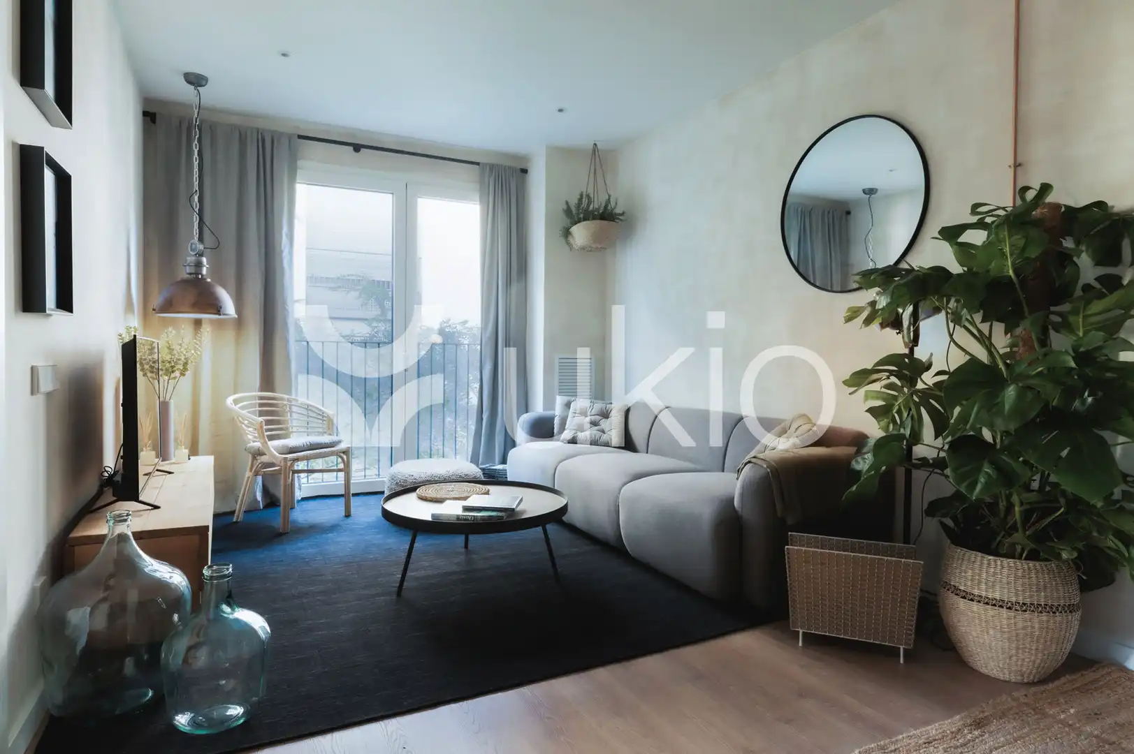 Sala d'estar de Apartament de lloguer en Barcelona amb Aire condicionat, Calefacció i Moblat