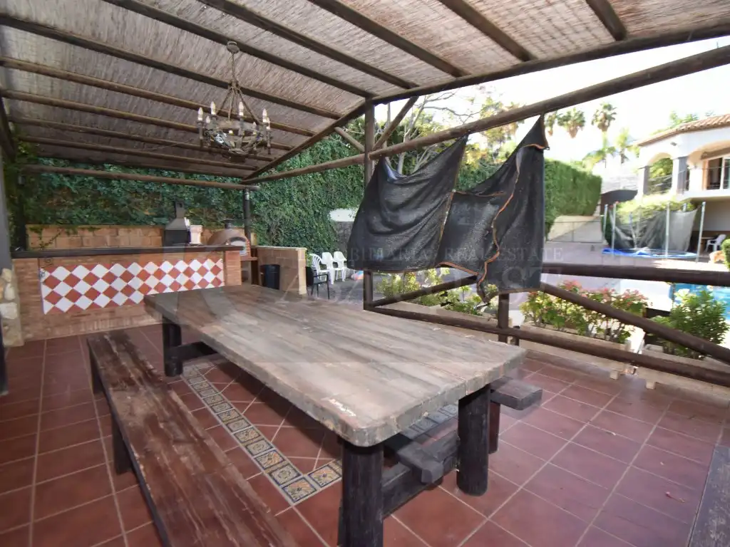 Terrassa de Casa o xalet en venda en Mijas amb Aire condicionat, Jardí privat i Terrassa