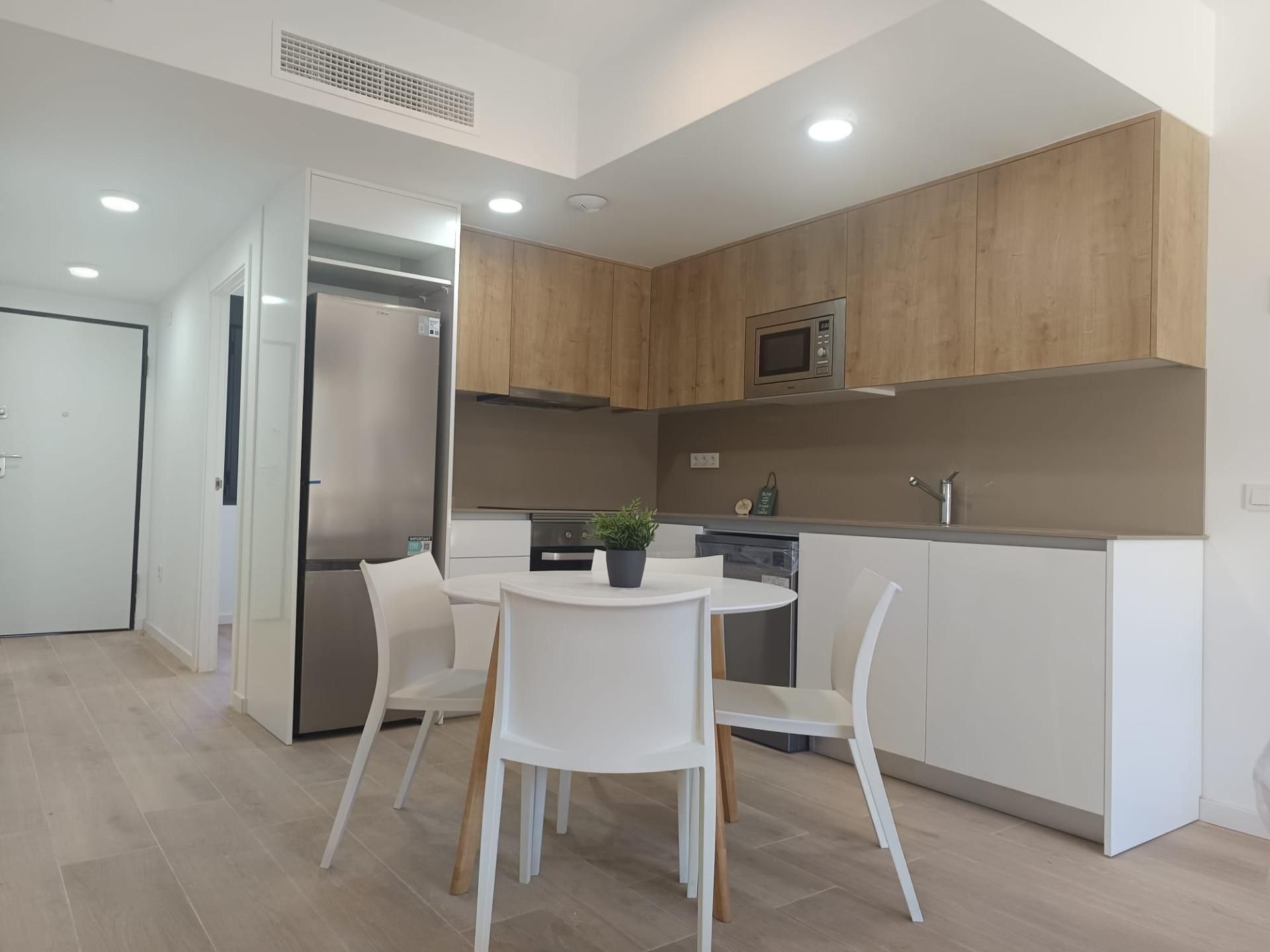 Kitchen of Single-family semi-detached to rent in Benicasim / Benicàssim  with Air Conditioner, Private garden and Terrace