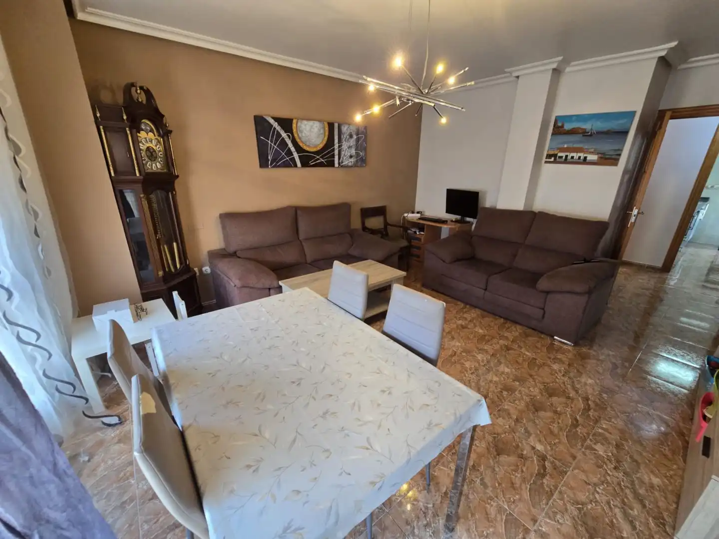 Sala de estar de Piso en venta en Águilas con Aire acondicionado, Terraza y Balcón