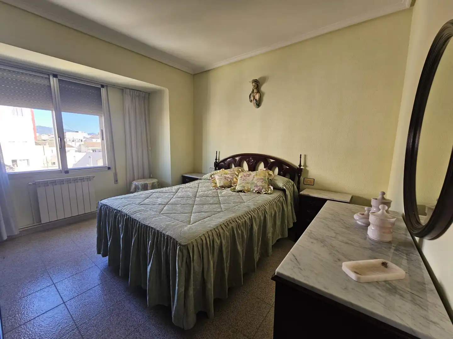 Schlafzimmer von Wohnung zum Verkauf in Castellón de la Plana / Castelló de la Plana mit Heizung, Möbliert und Ofen