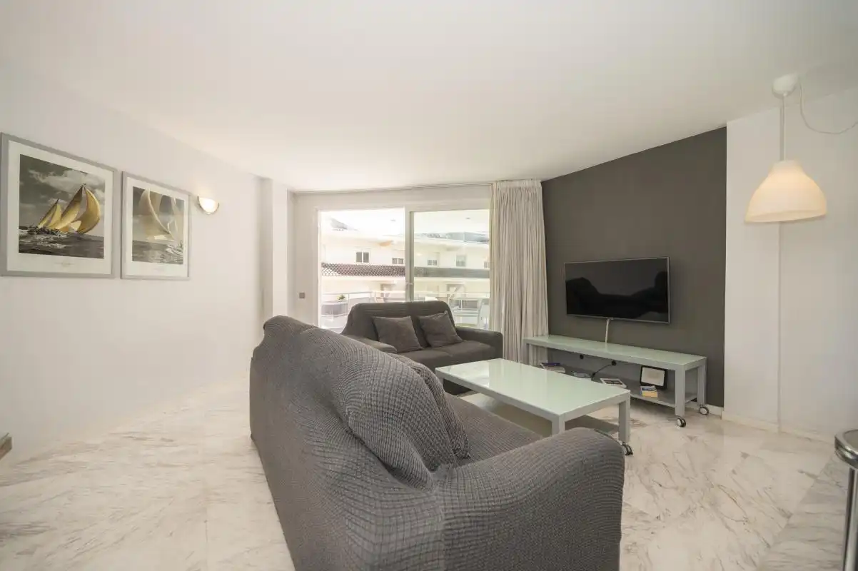 Living room of Flat for rent in Eivissa  with Air Conditioner, Heating and Swimming Pool