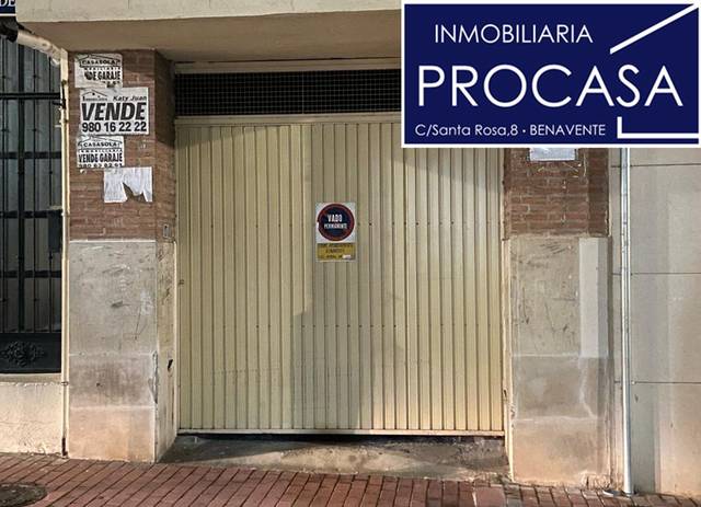 Garaje en Venta en Benavente