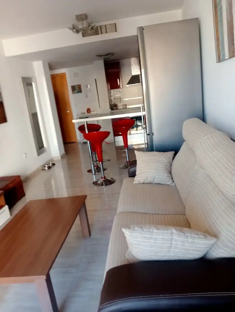 Sala de estar de Apartamento de alquiler en San Pedro del Pinatar con Aire acondicionado, Terraza y Trastero