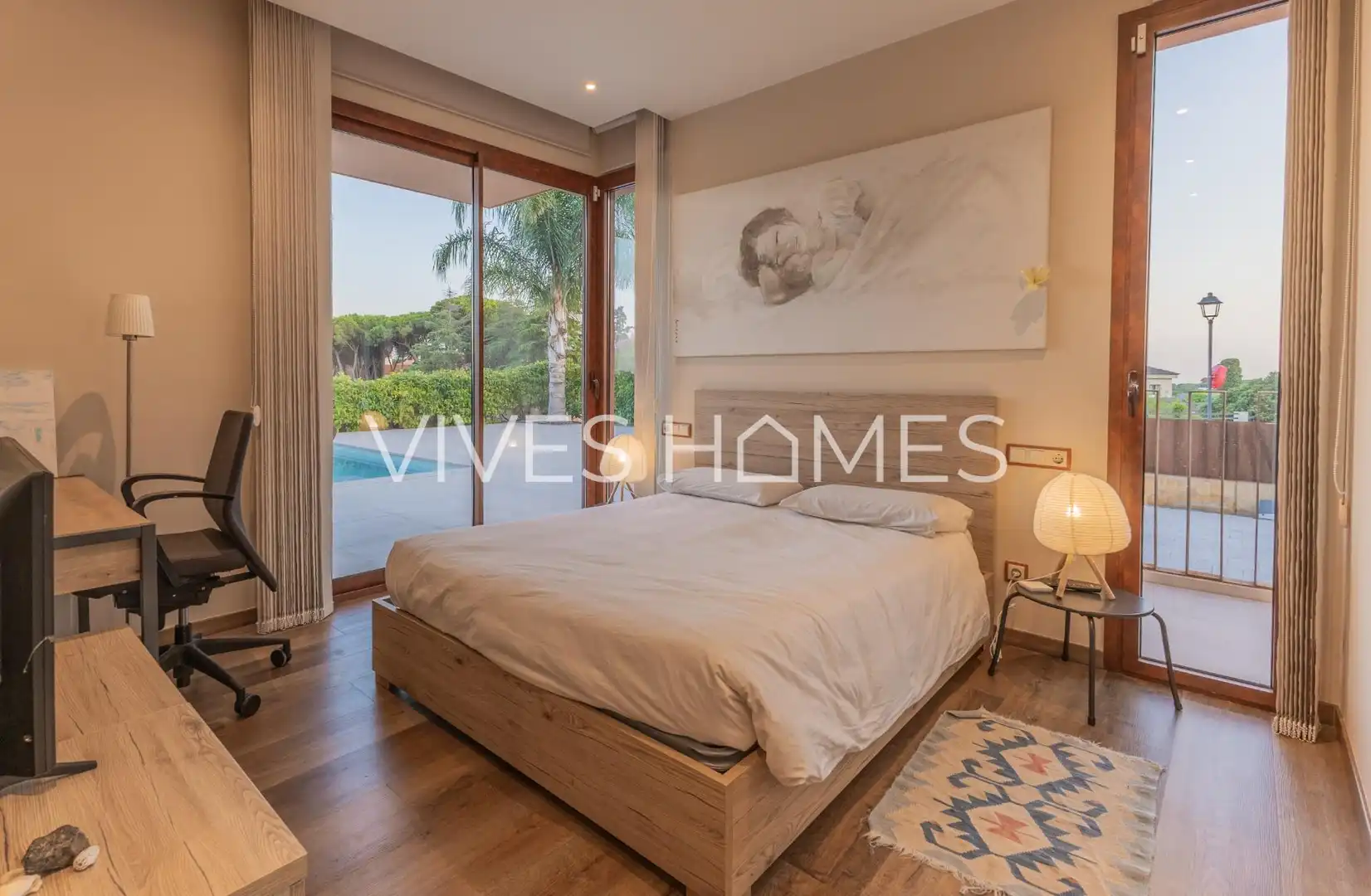 Habitación de Casa o chalet en venta en Sant Vicenç de Montalt con Aire acondicionado, Calefacción y Jardín privado