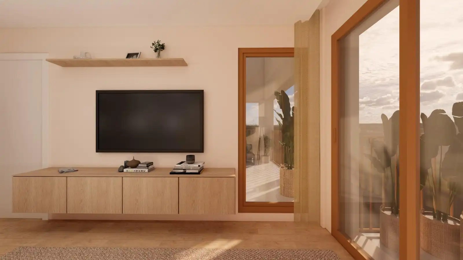 Sala de estar de Piso en venta en Sabadell con Calefacción, Terraza y Balcón