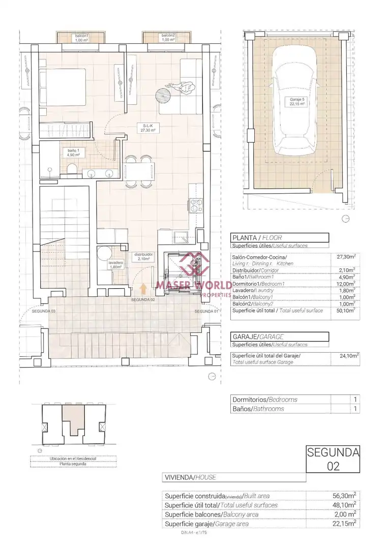 Apartament amb terrassa en venda a Hondón de las Nieves / El Fondó de les Neus, imagen 2