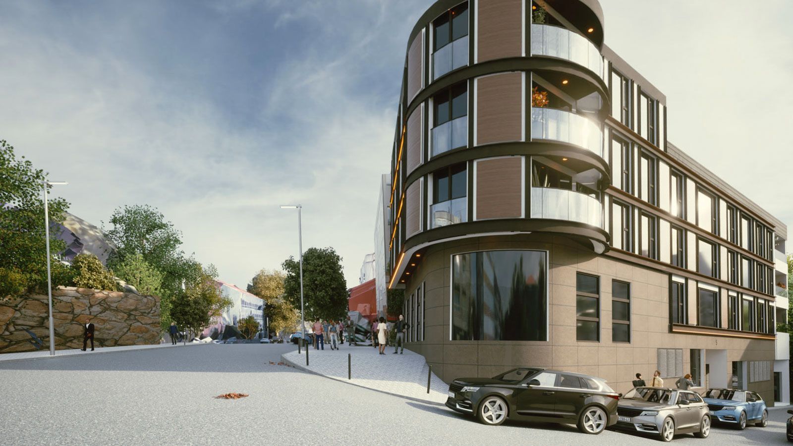 Exterior view of Flat for sale in Oleiros  with Air Conditioner, Parquet flooring and Terrace
