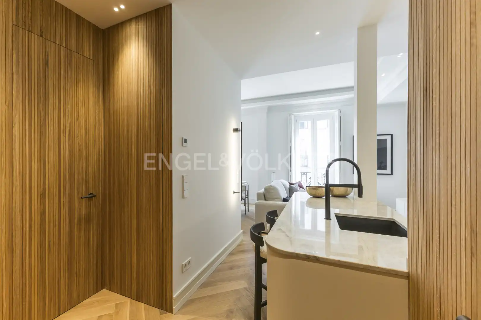 Küche von Wohnung zur Miete in Barrio de Salamanca