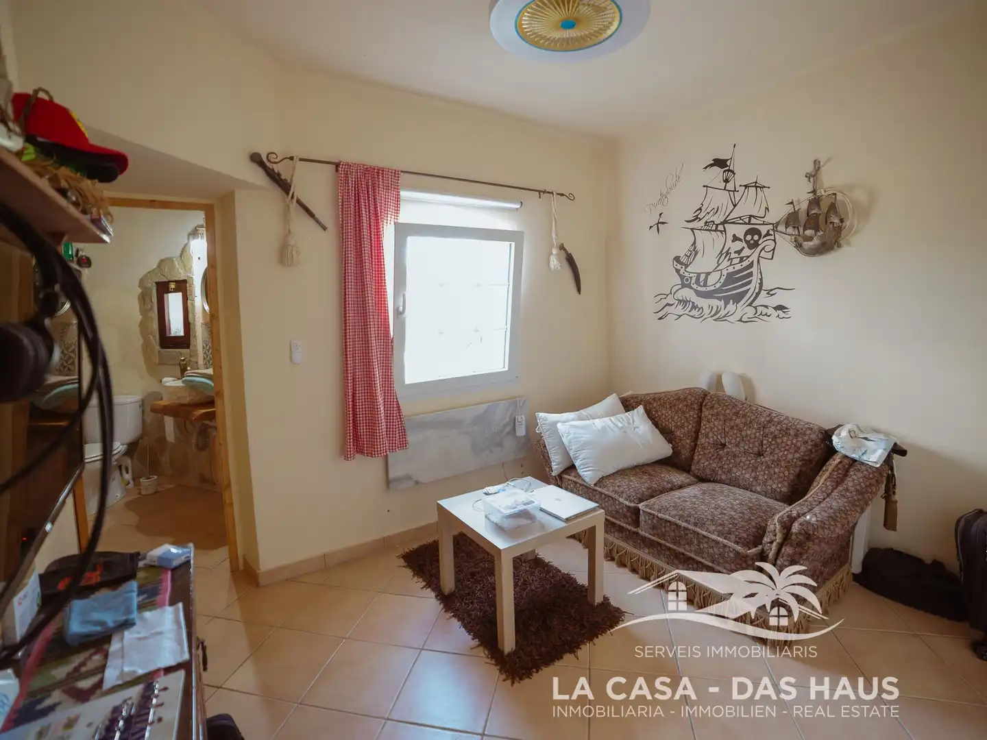 Sala de estar de Finca rústica en venta en Maçanet de la Selva