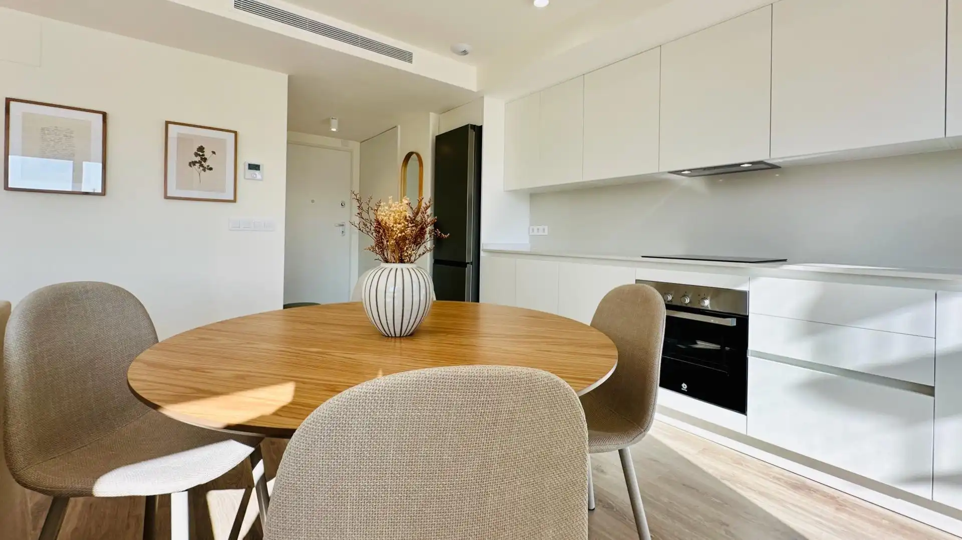 Cuina de Apartament en venda en Finestrat amb Aire condicionat, Jardí privat i Terrassa