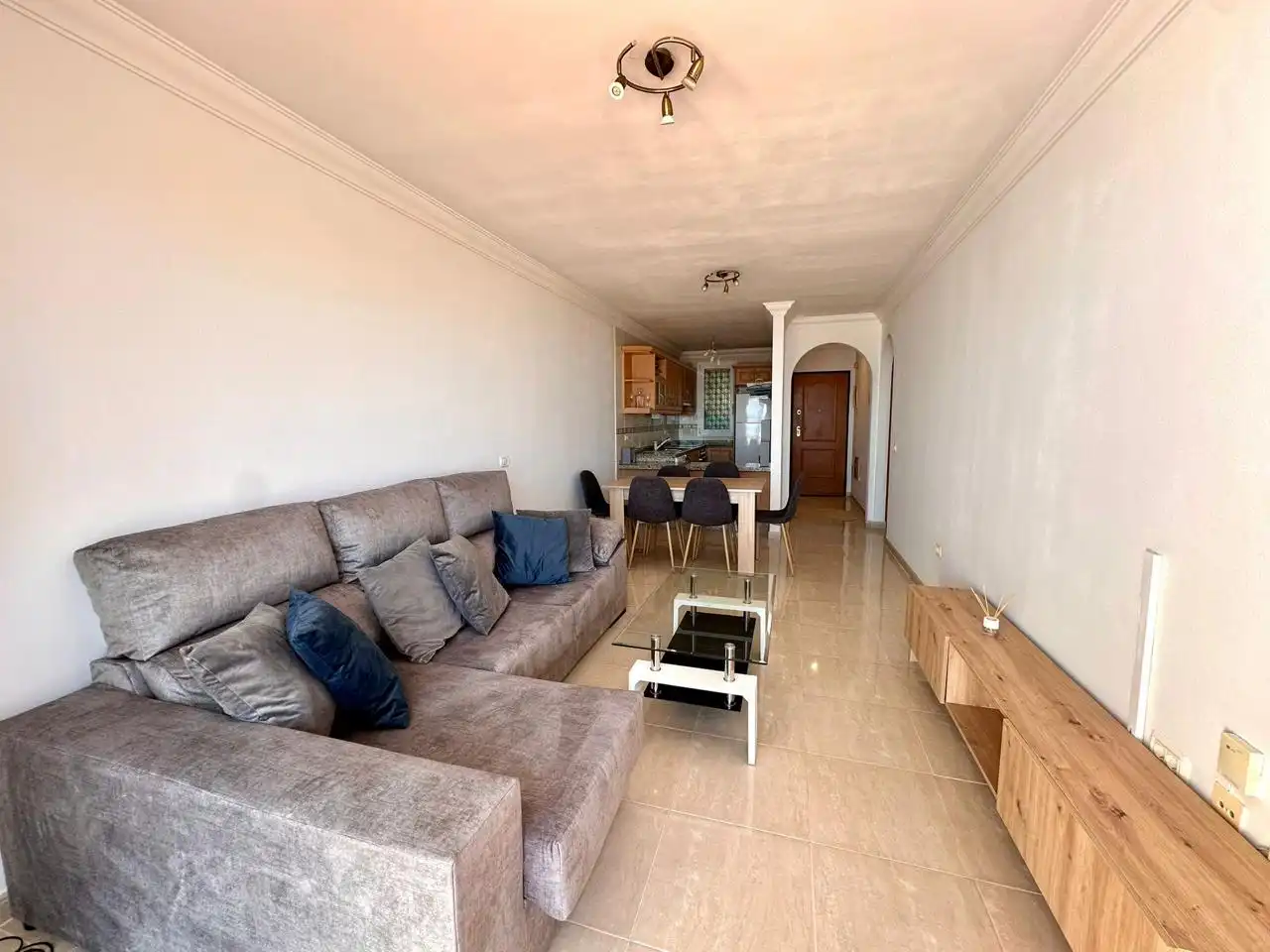 Wohnzimmer von Wohnung zur Miete in Adeje mit Terrasse, Möbliert und Gemeinschaftspool