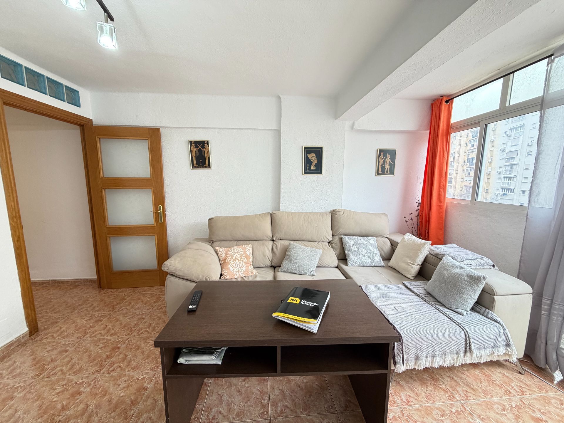 Sala d'estar de Pis en venda en Málaga Capital amb Aire condicionat i Calefacció