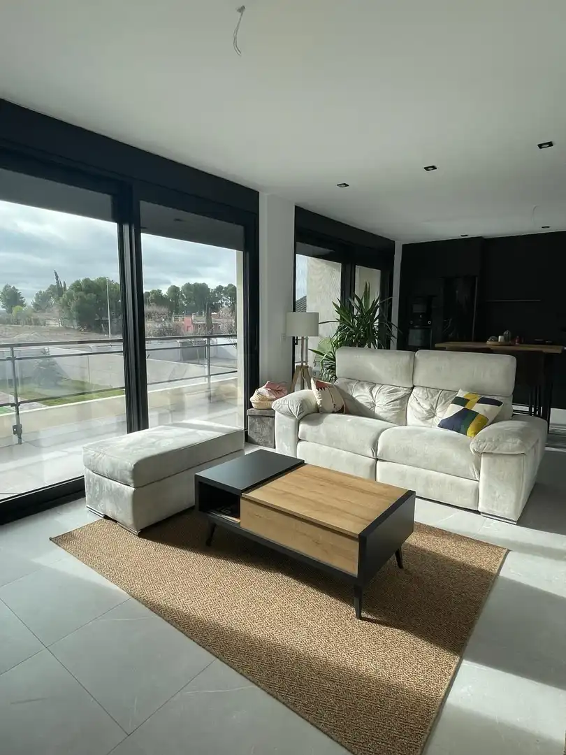 Sala d'estar de Casa o xalet en venda en Albacete amb Aire condicionat, Calefacció i Jardí privat