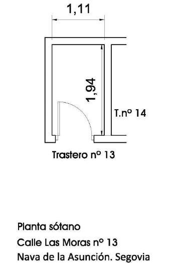 Garatge en venda en Nava de la Asunción