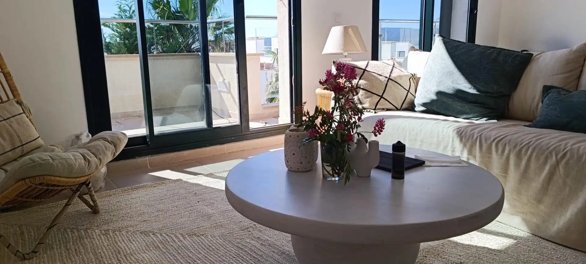 Sala de estar de Casa adosada en venta en Es Mercadal con Aire acondicionado, Calefacción y Terraza