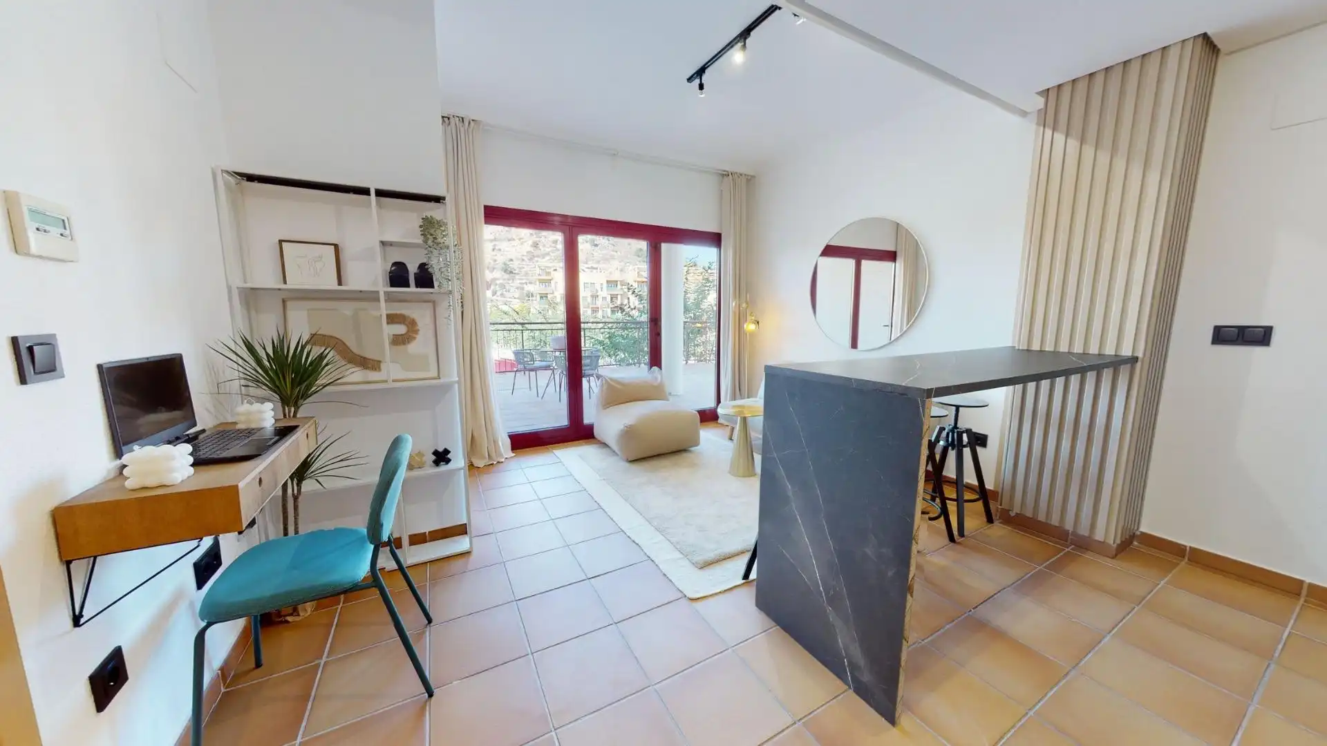 Sala de estar de Apartamento en venta en Archena con Piscina